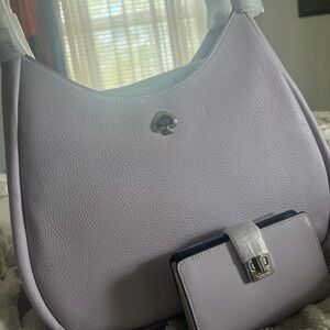 Kate Spade Light Purple Hobo Bag